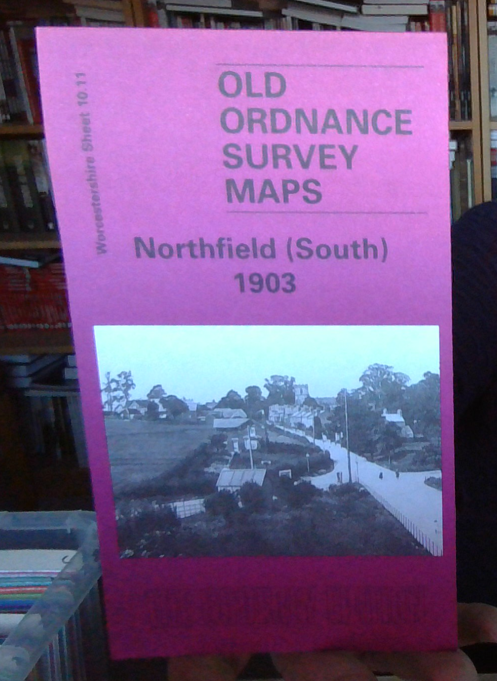 MAP OF Northfield (South) 1903: Worcestershire Sheet 10.11 by Alan Godfrey NEW
