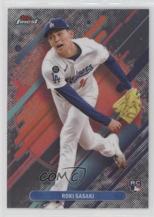 2025 Topps Finest Rare Roki Sasaki #288 Rookie RC