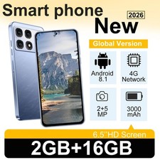Smartphone 6,5 pouces, 2 Go de RAM + 16 Go de ROM DUAL SIM 3000 mAh Android