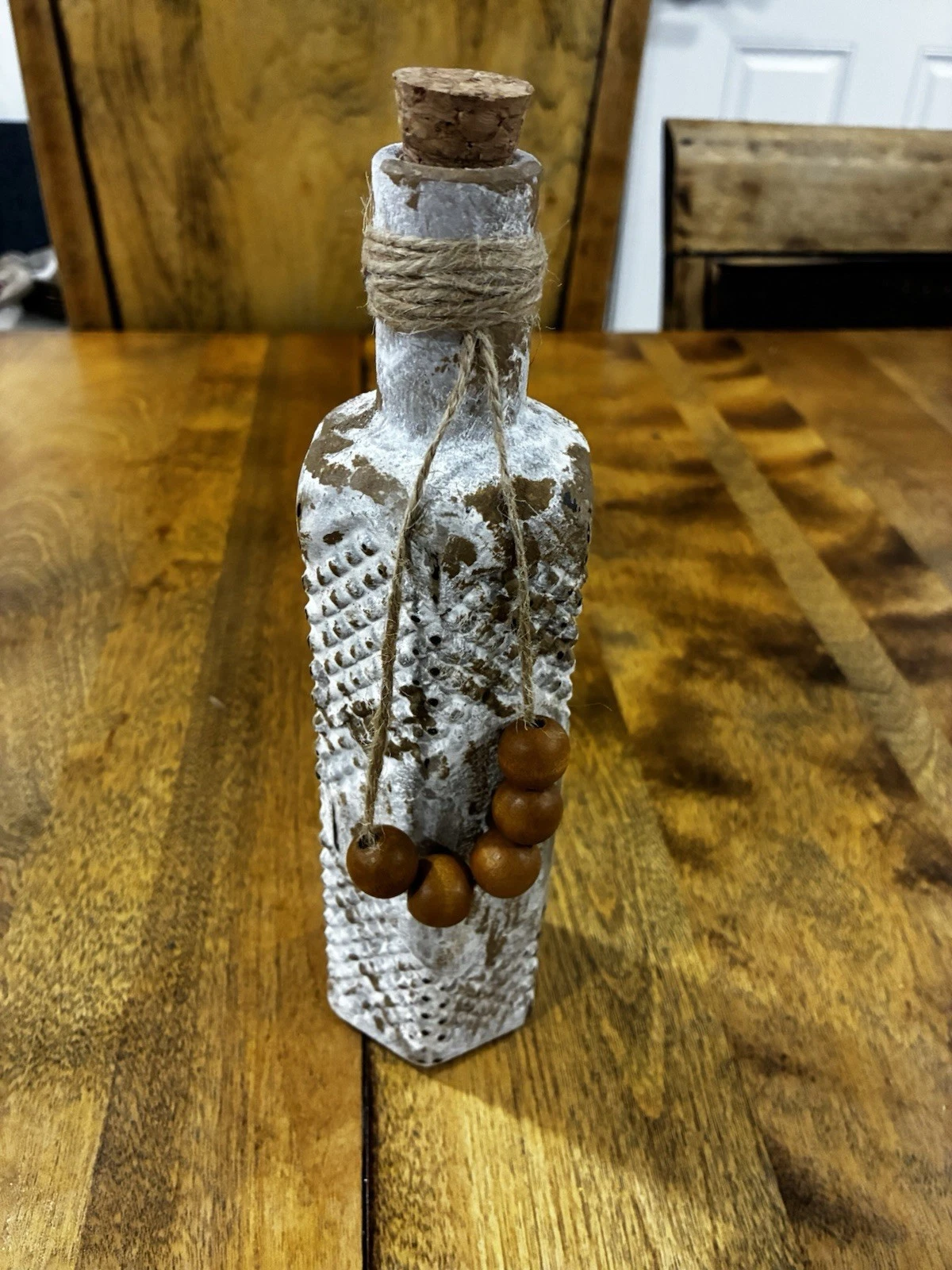 Distressed Textured Bottle Vase