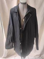 Loro Piana Italy Horsey Jacket 1992 Olympics Upscale Collection Black Sz L