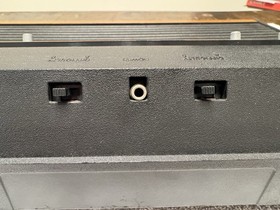 Atari 2600 4 Switch Woodgrain with 4 Controllers Untested No Power Cord