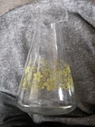 VINTAGE PYREX SPRING BLOSSOM GREEN JUICE PITCHER / CARAFE PREOWNED FREE USA SHIP