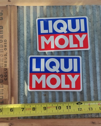 2 Toolbox Liqui Moly Performance Racing decals. NASCAR NHRA stickers ...