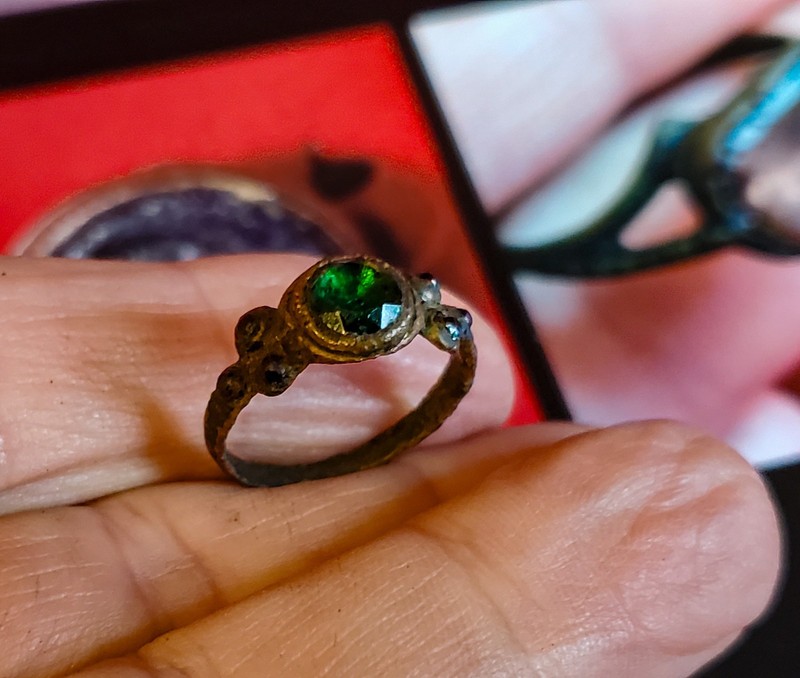 1700s Fur Trade ~ Seven Stone Ring 