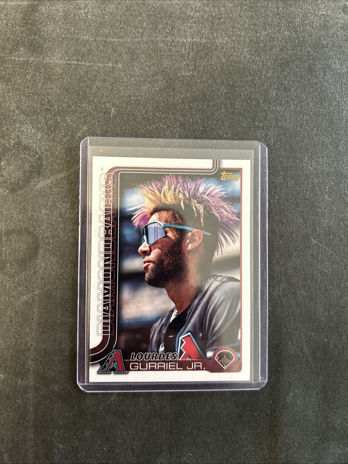 2025 Topps Series 1 Lourdes Gurriel Jr. #136 Golden Mirror SSP Diamondbacks