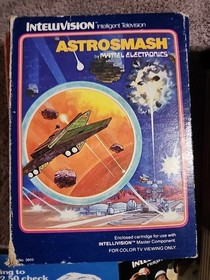 Mattel Intellivision II Console 5872 with Controllers Games and manuals Tested