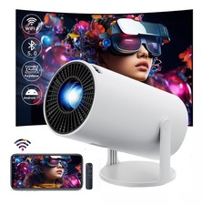 HY300 Projector with WIFI6 and Bluetooth, 4K 1080P Support with Android TV 11...