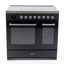 Tesla 90cm Electric Range Cooker - Black T90DCRCB