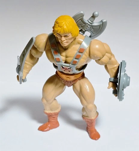 #10 VINTAGE 80'S MATTEL MASTERS OF THE UNIVERSE HE-MAN FIGURE 100% COMPLETE