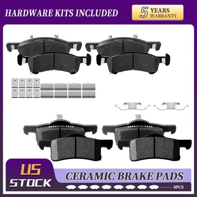 Front & Rear Ceramic Brake Pads For 2003-2006 Ford Expedition Lincoln Navigator