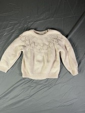 KIDS ZARA GIRLS SWEATER IVORY 2-3Y