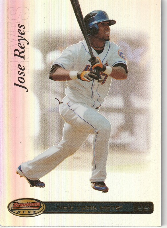 2007 Bowman's Best - Jose Reyes #1 New York Mets