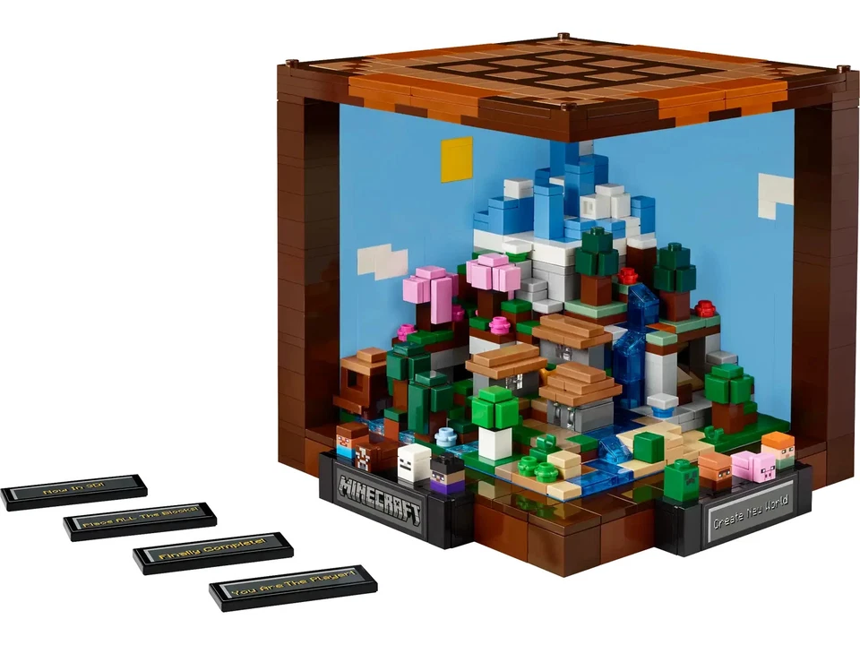 LEGO Minecraft the Crafting Table, Collectible Video Game Building Set # 21265 - Image 2 of 2