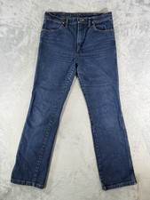 Wrangler 937STR Jeans Mens 34x32 Dark Wash Cowboy Cut Slim Fit