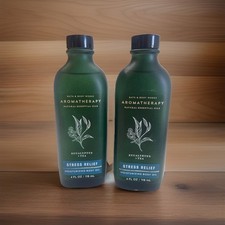Bath Body Works Aromatherapy Stress Relief Eucalyptus Tea Body Oil 4oz Lot of 2