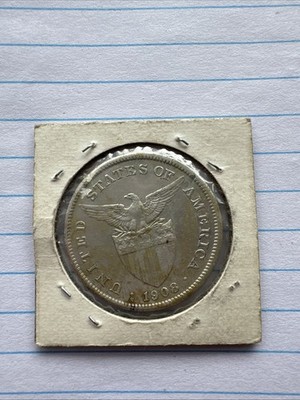 1908-US Philippine One Peso Silver | eBay