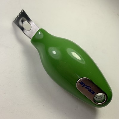 Zyliss 2-in-1 Citrus Zester Channel Knife Green Lemon Orange Peeler Tool