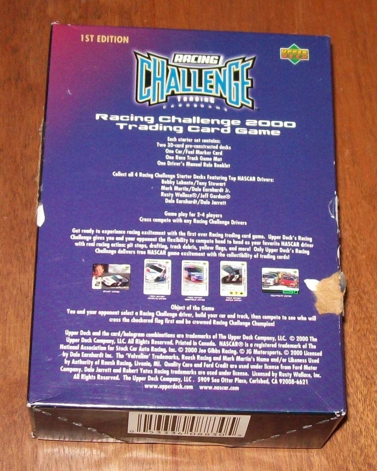 Opened 2000 Upper Deck Racing Challenge 1st Edition Box - Image 2 of 3