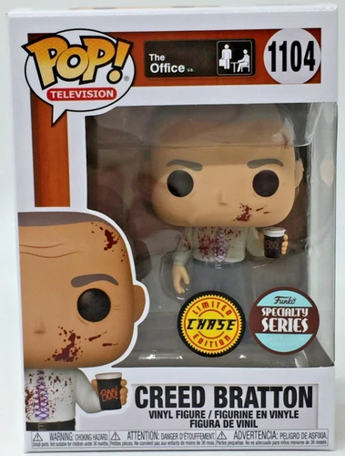 Funko Pop! Television The Office Creed Bratton #1104 CHASE SE With Protector
