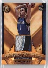 2015-16 Panini Gold Standard Newly Minted Memorabilia 24/25 Tyus Jones #7 0c3