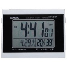 Image of CASIO Alarm Clock DQD-710J-8JF Radio-controled Temperature Humidity Digital