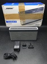 Bose SoundLink III Portable Bluetooth Speaker Black/Silver - Tested Working! ✅