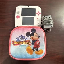 Nintendo 2DS Handheld Game Console FTR-001 Pink/White missing pen￼