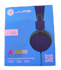 JLab JBuddies Studio On-Ear Folding Kids WIRED Headphones - New