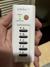 I Clicker Plus RLR15 Student Classroom Response Remote Used School College