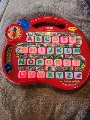 VTech Touch & Discover Alphabet Town Educational Learning Toy Tested Works