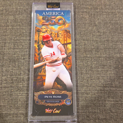 Wild Card America 250 2026 Pete Rose Slim Gem 3/3 SGVAL04-PR