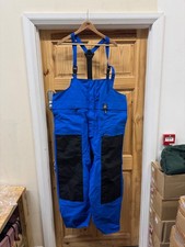 MATCH COARSE FISHING TACKLE - HALKON HUNT GORTEX, BLUE, BIB AND BRACE SIZE 2XL