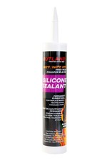 Rutland 500 F RTV High Heat Silicone Sealant Black, USA-Made High Temperature...