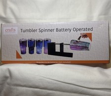 Crafts Tumbler Spinner. Battery Operated DIY Cup Turner Art Tool - New!