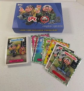 Topps GPK X View Askew Open Box 24 Stickers - Full Box Opened Garbage Pail Kids