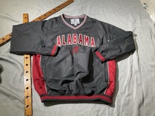 Colosseum Jacket Mens Large Red Gray V Neck Pullover Alabama Crimson Tide NCAA