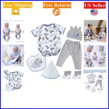 6 Pcs Dinosaur Theme Reborn Baby Doll Clothes  Accessories, 17-22 Inch