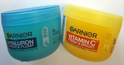 Garnier Hyaluron Fresh & Plum, Vitamin C Bright Hydrating Sorbet Cream 85ml