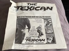 Audie Murphy The Texican one page might be from q pressbook very rare see photos