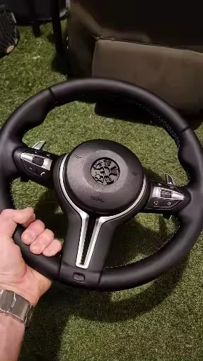 Palanca de cambios volante completo de cuero para BMW Serie 3 E90 E91 E92 E93 X5 E Foto 2 de 3