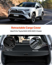 Retractable Cargo Cover, for Toyota RAV4 2019-2025 5-Seater