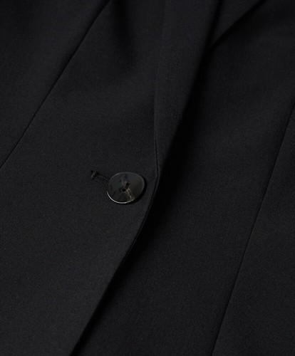 Mango Fitted Tailored Smart Suit Black 6 4 Jacket Trousers BNWOT XS £80 - Picture 5 of 14