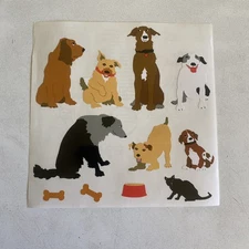 Vintage Mrs. Grossman’s Neighbourhood Dogs Sticker Sheet - 80s 90s Original