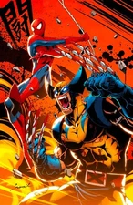 SPIDERMAN & WOLVERINE #1 - GODTAIL VIRGIN VARIANT EXCLUSIVE