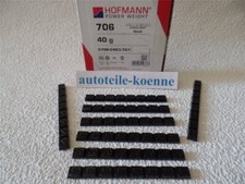 8x 40 Gramm Hofmann Typ 706 Motorrad Klebegewicht pro Stück 8x5g schwarz