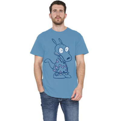 Rocko'S Modern Life Rocko Shirt T-Shirt S-2XL, Carolina Blau