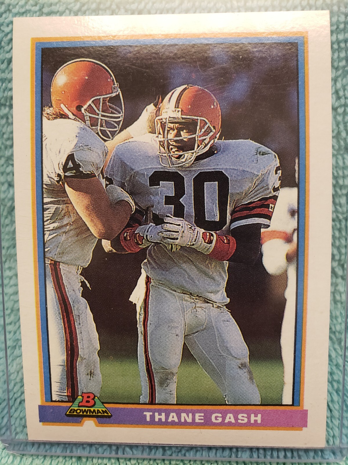 1991 BOWMAN THANE GASH #93 CLEVELAND BROWNS UER 