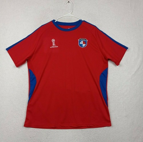 Fifa World Cup Russia 18 Red Panama Jersey Mens Size Xl Ebay