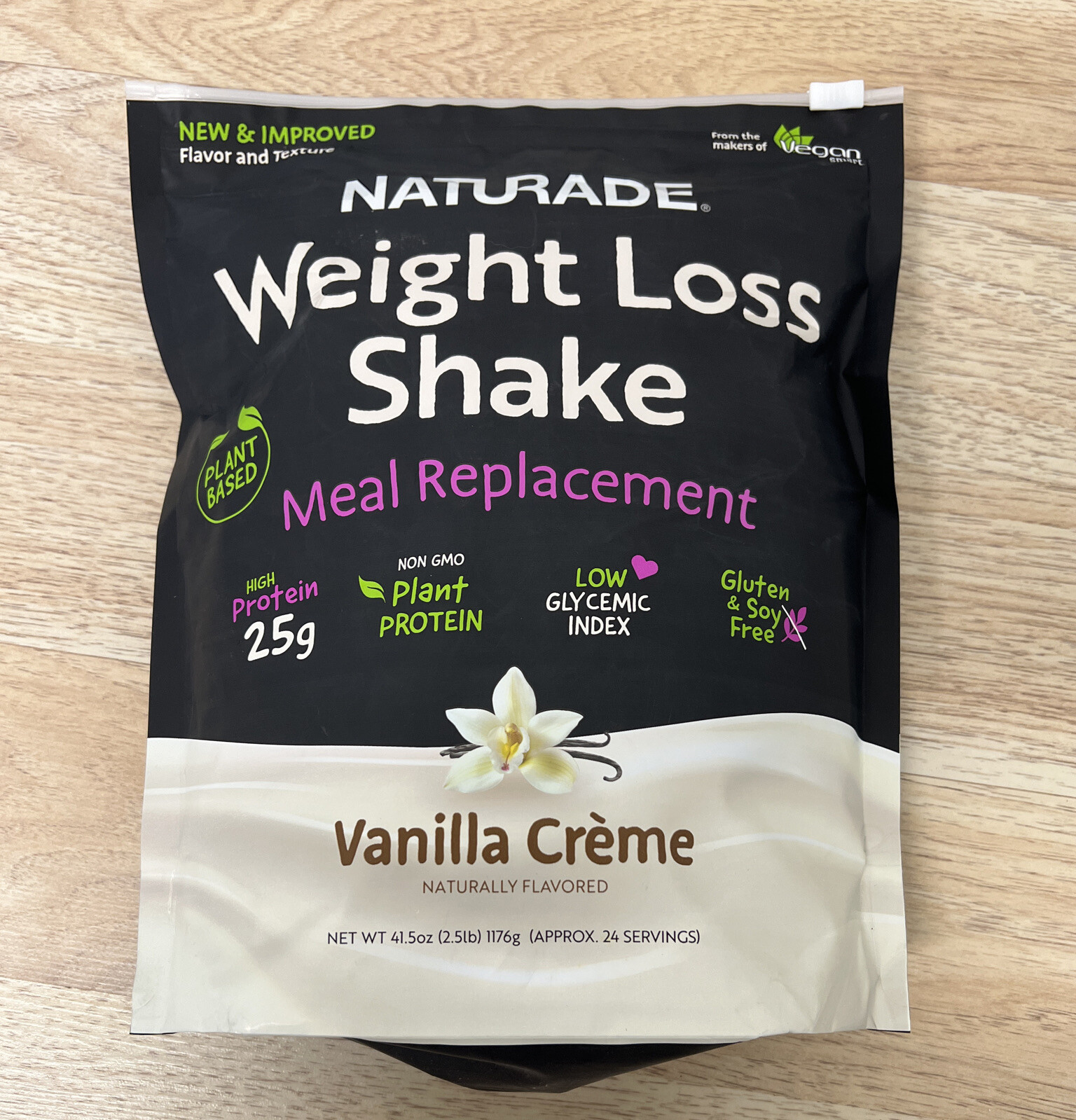 Naturade PlantBased Weight Loss High Protein Shake 41.5 oz Vanilla